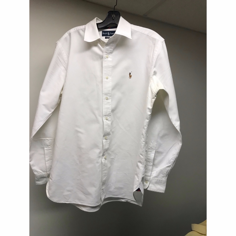 Ralph Lauren White Oxford Button-up